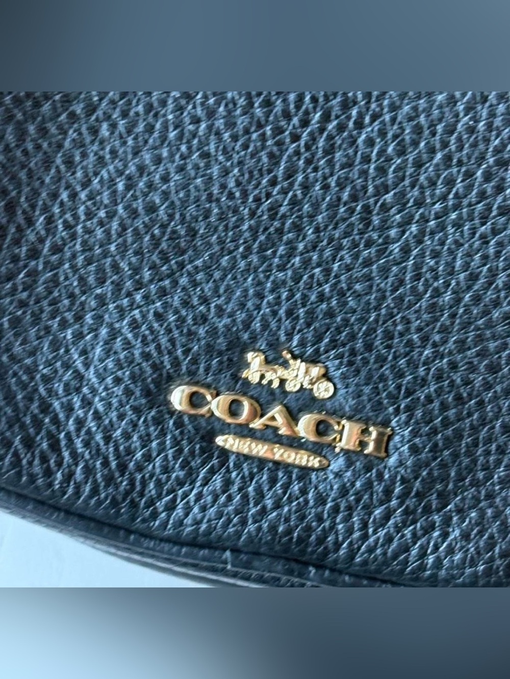 Coach Black Brown Leather Belt Bag - Picture 5 of 7